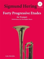 Hering - 40 Progressive Etudes Trumpet Bk/cd