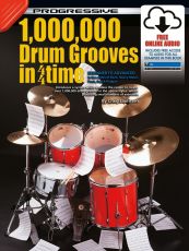 PROGRESSIVE 1000000 DRUM GROOVES IN 4/4 TIME BK/OLA