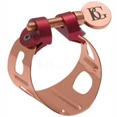 BG Duo Rose Gold Ligature with Cap for Clarinet and Alto Sax