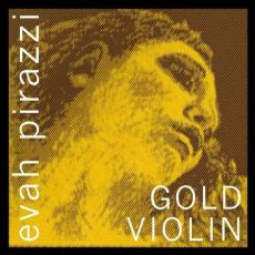 Evah Pirazzi Gold Violin String Set - Gold Wound G - Ball E - Medium by Pirastro