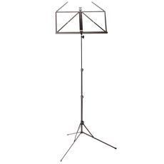 K&M 101 Compact Black Music Stand With Carry Bag