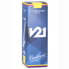Vandoren V21 Bass Clarinet Reeds (Box of 5)