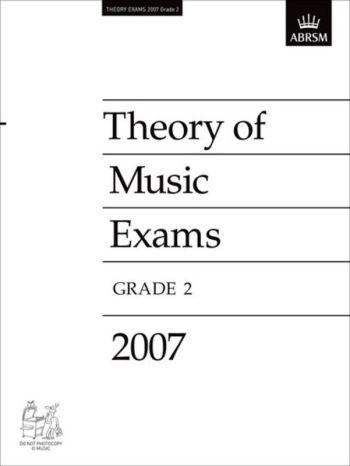 A B Theory Of Music Paper Gr 2 2007