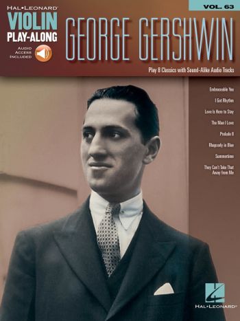 George Gershwin Violin Playalong V63 Bk/ola