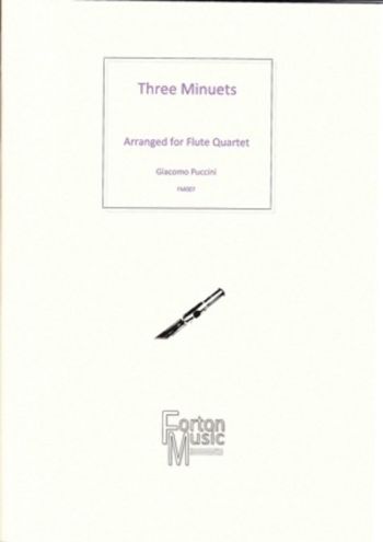 Three Minuets Flute Quartet