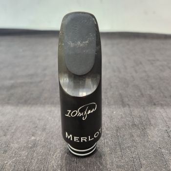 10mfan Merlot Hard rubber used tenor saxophone mouthpiece 