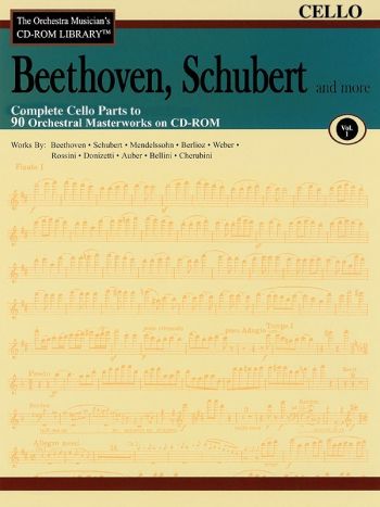 Beethoven Schubert Cd Rom Lib V1 Cello V1
