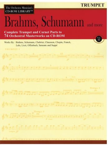 Brahms Schumann & More Cd Rom Lib Trumpet V3