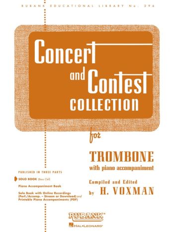 Concert And Contest Collection Solo Part Trombone