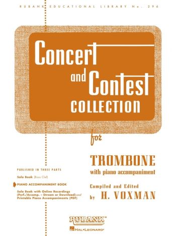 Concert And Contest Collection Piano Accompaniment