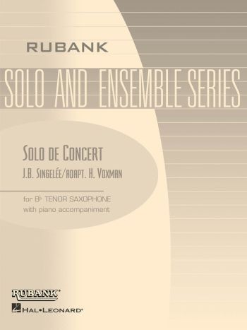 Solo De Concert Op 83 Ten Saxophone/piano Voxman