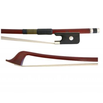 Double Bass Bow-FPS Brazilwood Half Mount-French-style 4/4