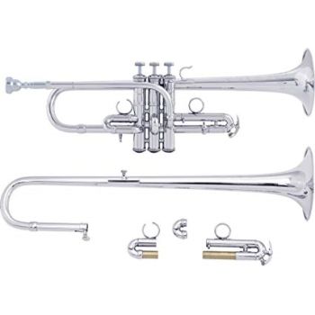 Bach Artisan Combination D/Eb Trumpet (Silver Finish)