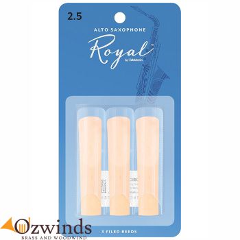 Rico Royal Alto Sax Reeds (Pack of 3)
