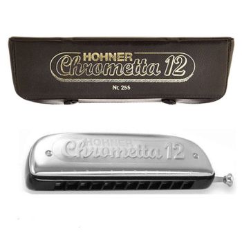 Hohner Chrometta 12 Hole Harmonica (Key of G)