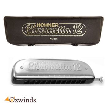 Hohner Chrometta 12 Hole Harmonica (Key of C)