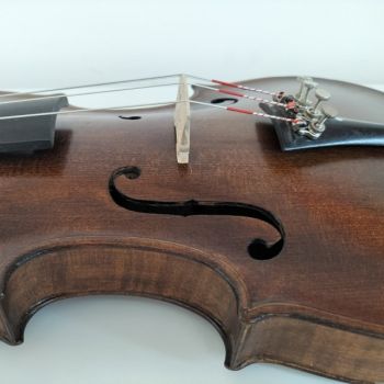 Johan Baptist Schweitzer 4/4 Violin ca. 1890 with new Tonica string set USED