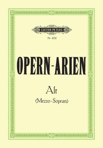 Opera Arias For Contralto/mezzo-soprano