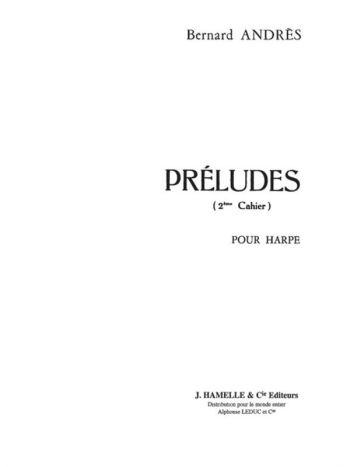 Preludes Volume 2 For Harp
