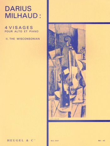 Quatres Visages No 2-wisconsonian Viola/piano
