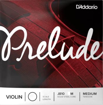 D'Addario Prelude Violin Single A String, 1/16 Scale, Medium Tension