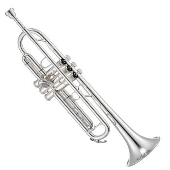 Jupiter 1100 Series Trumpet, Silver Plated with Reverse Leadpipe