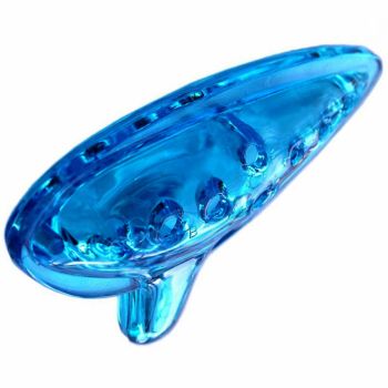 Ocarina Transparent plastic - BLUE