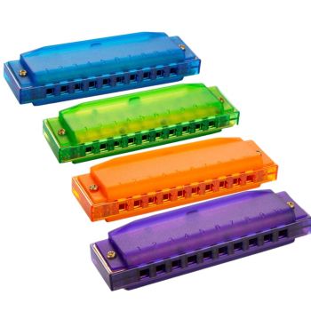 Hohner Kids Clearly Colourful Translucent Harmonica