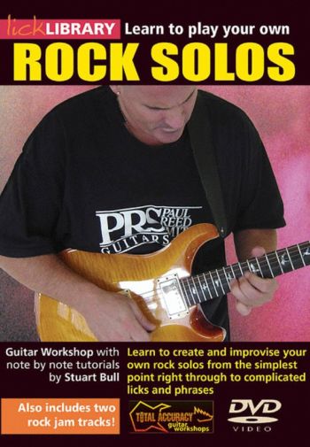 Learn To Play Rock Solos Dvd
