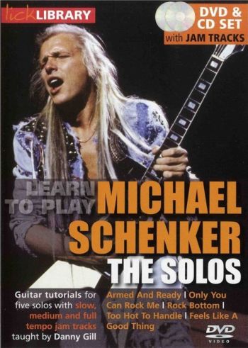 Learn To Play Michael Schenker The Solos Dvd