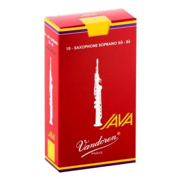 Vandoren RED Java Soprano Sax Reeds (Box of 10)