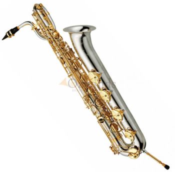 Yanagisawa B-WO1SKG Silver Plated (with Gold Lacquer keys) Professional Baritone Sax