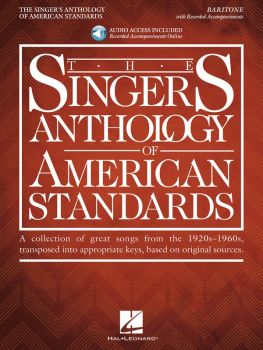 Singers Anth American Standards Baritone Bk/ola