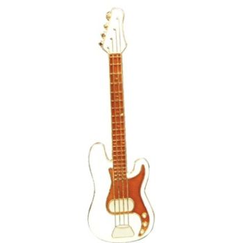 MINI PIN P BASS GUITAR WHITE