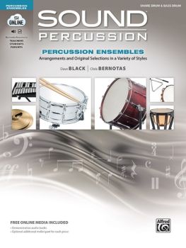 SOUND PERCUSSION ENSEMBLES SNARE DRUM AND BASS DRUM BK/OLM