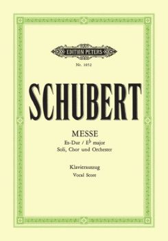 SCHUBERT - MASS NO 6 E FLAT D950 VOCAL SCORE