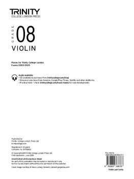 TRINITY VIOLIN EXAM PIECES 2020-23 GR 8 VIOLIN PART
