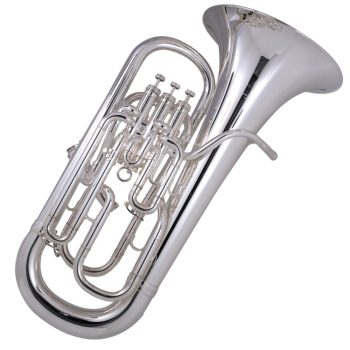 Besson BE967-2-0 Sovereign Euphonium - Silver Plate