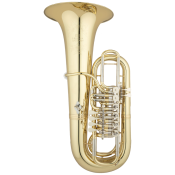 Eastman EBF-866 Professional Rotary Valve F Tuba - 4+2 - Gold Lacquer