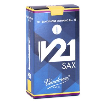 Vandoren V21 Soprano Saxophone Reeds (Box of 10)