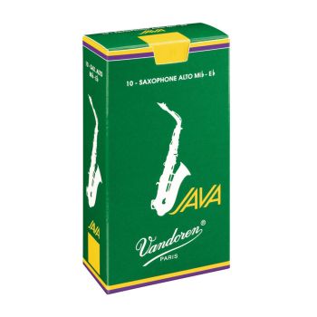 Vandoren Java Green Alto Sax Reeds (Box of 10)