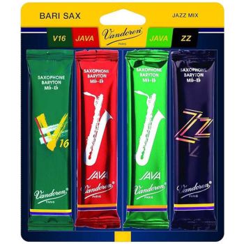 Vandoren Baritone Saxophone Jazz Reed Card Mix