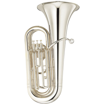 Yamaha YBB-105S Student Bb Tuba - Silver Plate