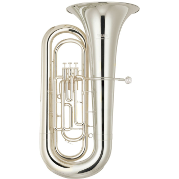 Yamaha YBB-201S Student Bb Tuba - Silver Plate