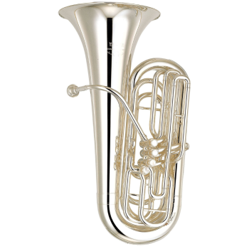 Yamaha YBB-621S Professional BBb Tuba - Silver Plate