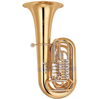 Yamaha YBB-841G Custom BBb Tuba - Gold Brass Bell