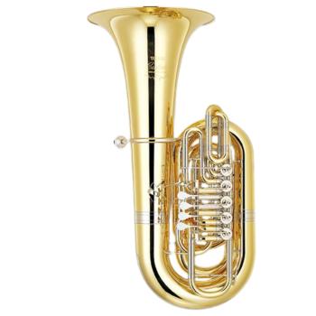 Yamaha YCB-861 Custom Professional CC Rotary Tuba - Gold Lacquer